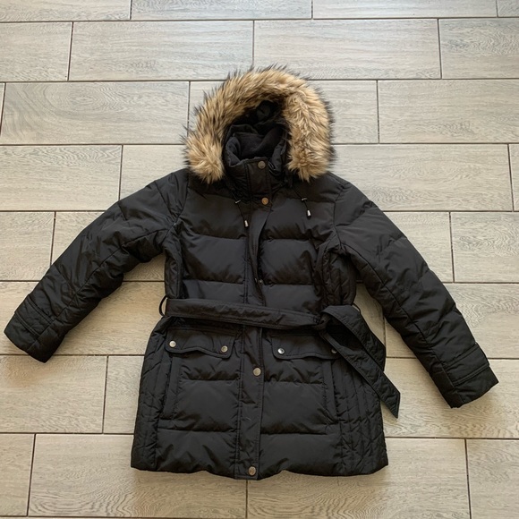 Lands End down puffer coat - Picture 1 of 8